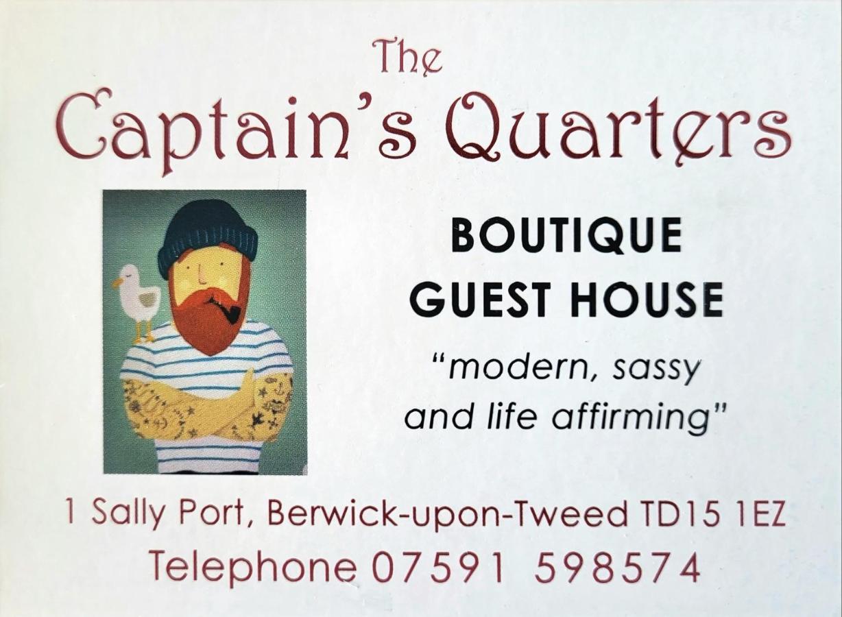 The Captains Quarters Hotel Berwick Upon Tweed Exterior foto